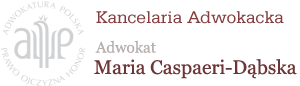 Kancelaria Adwokacka Adwokat Maria Caspaeri-Dąbska
